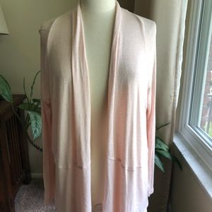 Pale Pink lightweight flowy and cozy cardigan